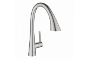 Смеситель для кухни GROHE Zedra 32294DC2 выдвижной излив сталь