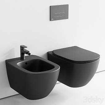 Унитаз подвесной IDEAL STANDARD Tesi Wall-Hang WC T3546V3 с микролифтом
