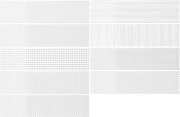 Настенная плитка WOW Gradient 109165 Decor White Gloss 7,5х30см 0,444кв.м. глянцевая