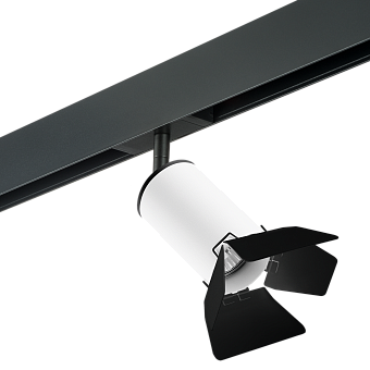 Трековый светильник Lightstar Rullo PRO436437 50Вт GU10 белый для однофазного трека