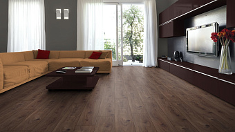 Ламинат KRONOTEX Exquisit ДУБ ПРЕСТИЖ ТЕМНЫЙ D4168 1380х193х8мм 32 класс 2,131кв.м