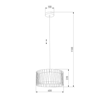 Светильник потолочный TK Lighting Harmony 1654 60Вт E27