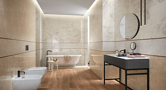 Декор FAP CERAMICHE Roma Classic fOAF Damasco Calacatta Inserto RT 91,5х30,5см 0,558кв.м.