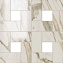 Керамическая мозаика Atlas Concord Россия Supernova Marble 610110000063 Calacatta Gold Mosaic Lap 45х45см 0,405кв.м.
