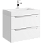 Тумба с раковиной AQWELLA Cube CUB0107W 45х69,8х50,8см