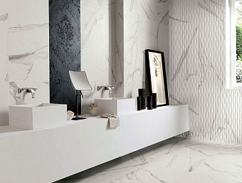 Матовый керамогранит FAP CERAMICHE Roma FLQQ Statuario Matt 150х75см 1,125кв.м.