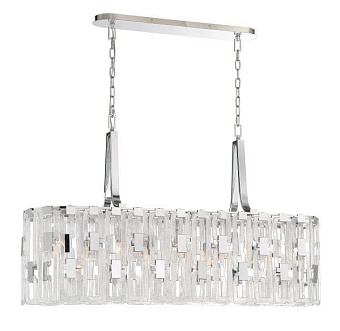 Люстра подвесная Lucia Tucci VIRGINIA 1371.9 chrome 540Вт 9 лампочек E14