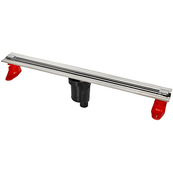 Щелевой душевой трап BERGES SUPER Slim 090053 700 73х12,5см вертикальный сток