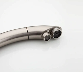 Смеситель для кухни Maxonor MN4399-5 поворотный излив серебристый