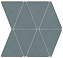 Керамическая мозаика Atlas Concord Италия Boost Natural A7CS Cobalt Mosaico Rhombus 33,8х36,7см 0,496кв.м.