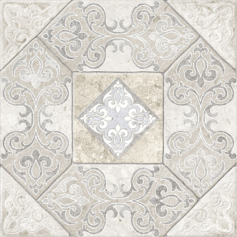 Напольная плитка ALMA CERAMICA Teona TFU03TEN404 бежевый 41,8х41,8см 1,747кв.м. матовая