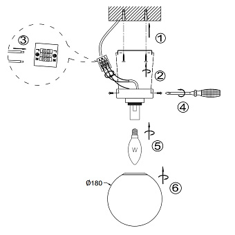 Бра Maytoni Basic form MOD321WL-01G2 40Вт E14