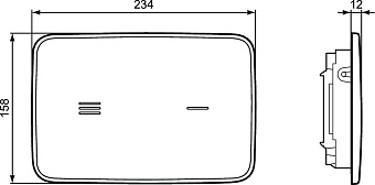 Панель смыва IDEAL STANDARD PROSYS ALTES R0130AC white