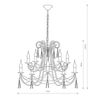 Светильник подвесной Nowodvorski Twist 4985 600Вт E14