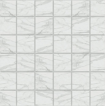 Керамическая мозаика ESTIMA ALBA Mosaic/AB01_NS/30x30/5x5 белый 30х30см 0,9кв.м.