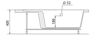 Панель для поддона RAVAK A914001020 80х80см