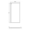 Душевая стенка Ideal Standard CONNECT 2 L (1000х1950) профиль алюминий, стекло прозрач. K9378EO