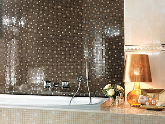 Керамическая мозаика Atlas Concord Италия Marvel ASCS Bronze Luxury Mosaic 30,5х30,5см 0,558кв.м.