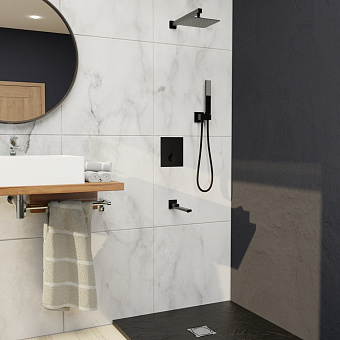 Душевая система RGW Shower Panels 511408371-04 SP-371B чёрный
