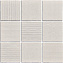 Матовый керамогранит WOW Gea 120289 Carved Linen 12,1х12,1см 0,542кв.м.