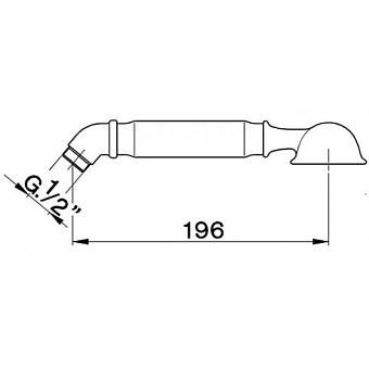 Ручной душ Cisal Shower DS0141102A никель