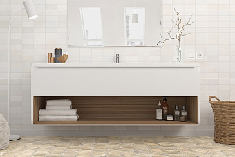 Настенная плитка WOW Fez 114733 White Matt 6,25х12,5см 0,328кв.м. матовая