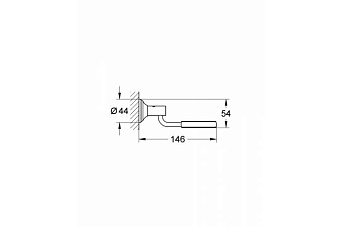 Держатель для аксессуаров GROHE Essentials 40652001 хром