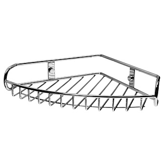Полка в ванную угловая WASSERKRAFT K-1211 1-ярусная 22х27,6см хром