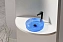 Раковина накладная Abber GLAS AK2301DB 39,5х39,5см