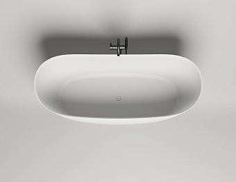 Ванна каменная SALINI NOEMI 101811G S-Sense глянцевая 185х76,5см отдельностоящая