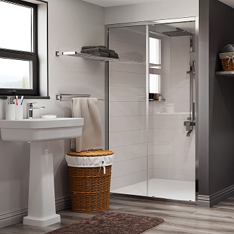 Душевая дверь WASSERKRAFT Main 41S05 200х120см стекло прозрачное