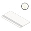 Плитка для ступеней Atlas Concord Италия Marvel Shine A436 Calacatta Prestigio Gradino Lapp 37,5х75см 0,281кв.м. лаппатированная