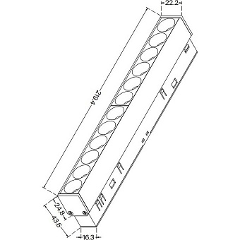 Магнитный трековый светильник Maytoni Points TR031-2-12W3K-B 12Вт LED чёрный