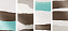 Декор Atlas Concord Италия Dwell 6DMU Turquoise Mix4 20х40см 0,32кв.м.