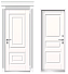 Входная дверь PORTALLE коттедж TermoWood 880х2050мм Ral 9003\Ral 9003 правая