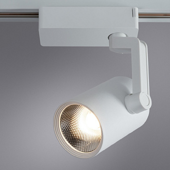 Трековый светильник Arte Lamp TRACCIA A2321PL-1WH 20Вт LED прозрачный для однофазного трека