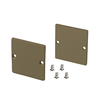 Заглушка для светодиодного профиля Arlight 038650 оливковый