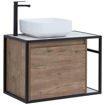 Тумба под раковину подвесная AQUANET Nova Lite Loft 261658 44х75х51,8см