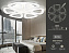Люстра потолочная Ambrella ACRYLICA Original FA4518 80Вт 6 лампочек LED