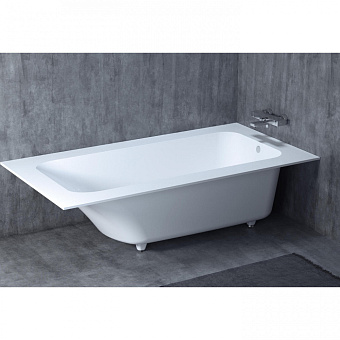 Ванна каменная SALINI ORLANDO 102024M S-Stone матовая 190х100см встраиваемая