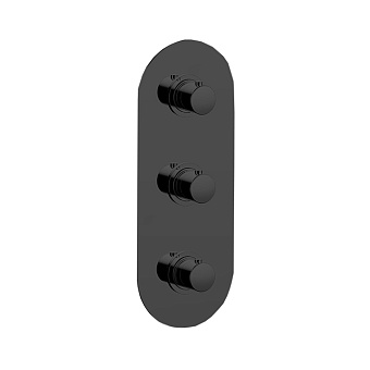 Смеситель для ванны Cisal Slim SM01V20040 чёрный (матовый)