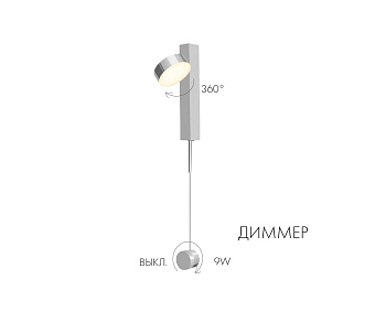 Бра KINK Light Винетта 8422,02 9Вт LED