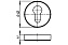 Накладка под цилиндр ARMADILLO CYLINDER ET URB BPVD-77 34311 Вороненый никель