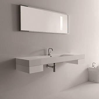 Раковина подвесная Kerasan Cento 353501*1 140х45см