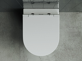 Унитаз подвесной Ceramica Nova FORMA CN3011 безободковый с микролифтом