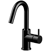 Смеситель для раковины Cisal Less New LN00047540 чёрный (матовый)