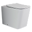 Унитаз приставной Ceramica Nova CUBIC CN1809 безободковый с микролифтом
