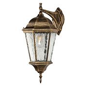 Светильник фасадный Arte Lamp GENOVA A1204AL-1BN 75Вт IP44 E27 золотой/чёрный