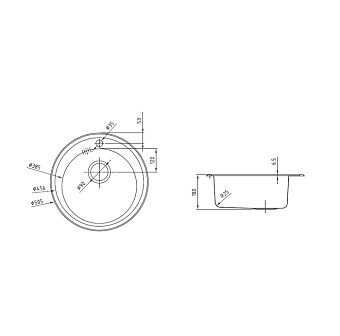 Мойка кухонная IDDIS Suno SUN50P0i77 50,5х50,5см сталь