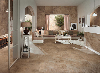 Неполированный керамогранит Atlas Concord Италия Aix A7GK Beige 2PZ 75х150см 2,25кв.м.